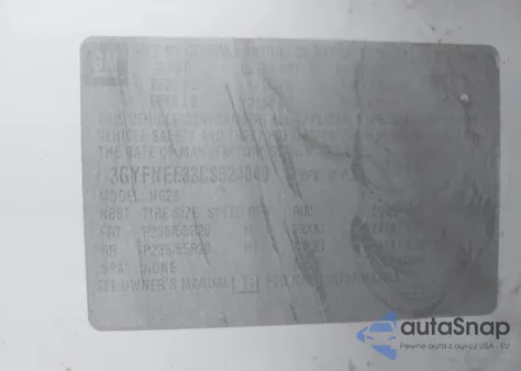 2012 Cadillac Srx Performance Collection z USA, uszkodzony, nr VIN 3GYFNEE33CS524049